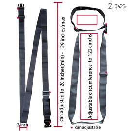 Storbuffs 1-2 Person Lifting and Moving Straps Lift,Move and Carry Boxes, Appliances, Furniture - Ideal for Home, Factory, Outdoor Use,or Any Item up to 600 lbs. Safely and Easily Like a Pro, Gray