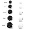 AoedeJ 3 Pairs of Magnetic Earrings Men's Clip Earrings Fake