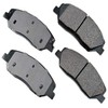 Akebono ACT1202 Proact Ultra Premium Ceramic Disc Brake Pad kit,