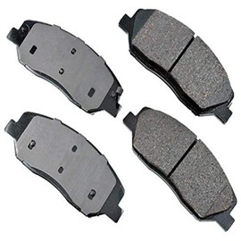 Akebono ACT1202 Proact Ultra Premium Ceramic Disc Brake Pad kit, grey