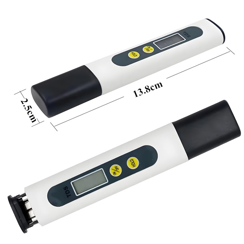 TDS Meter, Digital Water Tester with 0-9990 PPM Range, Portable