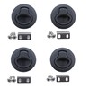 Thorn Boat 2'' Flush Pull Slam Latch Black Plastic Nylon