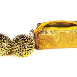 Massage ball, acupressure ball, massage ball, acupuncture needle, acupressure ball, gold color 2p 2ea