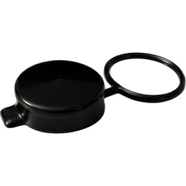 Cap & Shield Tethered 2.25inch ID, Capless Gas Cap Dirt, Water & Dust Cover Compatible With Ford F-150 and Maverick Model Years: 2021-2025 Capless Gas Cap Fuel Filler Nozzle Cover (Tethered)