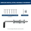 Torfix® Spring Latch - Robust Lock Bolt 220 mm -