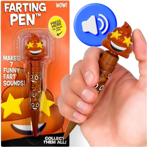 Farting Poop Pen with 7 Funny Sounds - 4th of