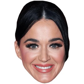 Katy Perry (Smile) Celebrity Mask, Flat Card Face, Fancy Dress Mask