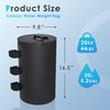 4-Pack Canopy Water Weight Bag, 88 LBS, 20 L Black