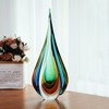 YAOYUAN Handmade Murano Glass Sculpture for Home Decor,18.11in Height (Sculpture