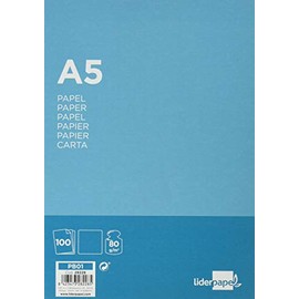 Liderpapel Paper A5 80 g/m2 Pack of 100 White