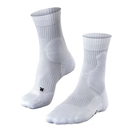 FALKE Men's TE2 M SO Cotton Anti-Blister 1 Pair Tennis Socks, White (White 2000), 5.5-7.5