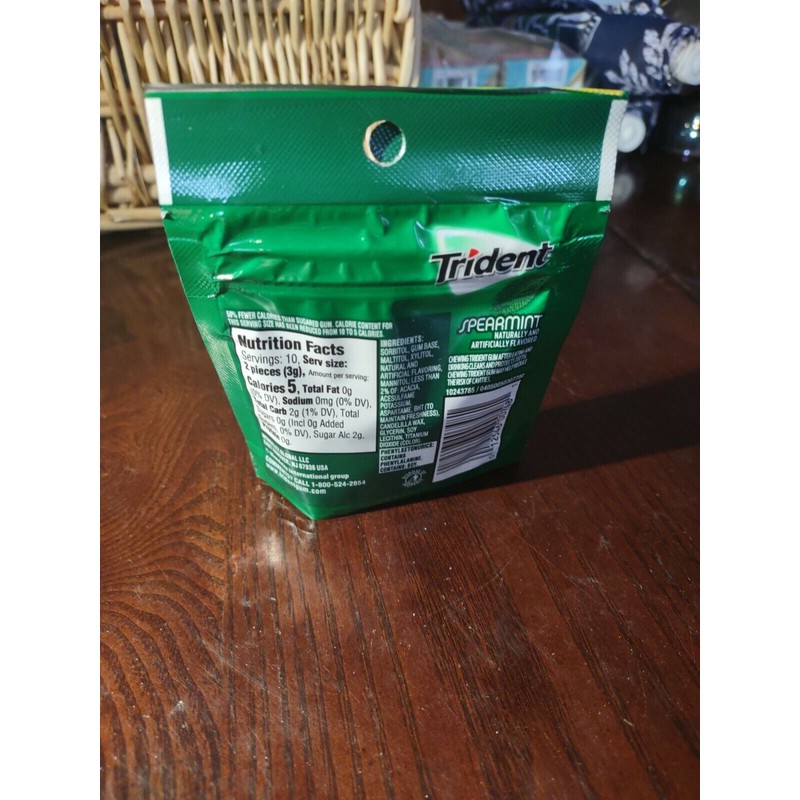 Trident Spearmint 20 Pieces