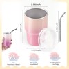 FOGWOWO 3 oz Gradient Color Sublimation Mini Tumbler Shot Glass