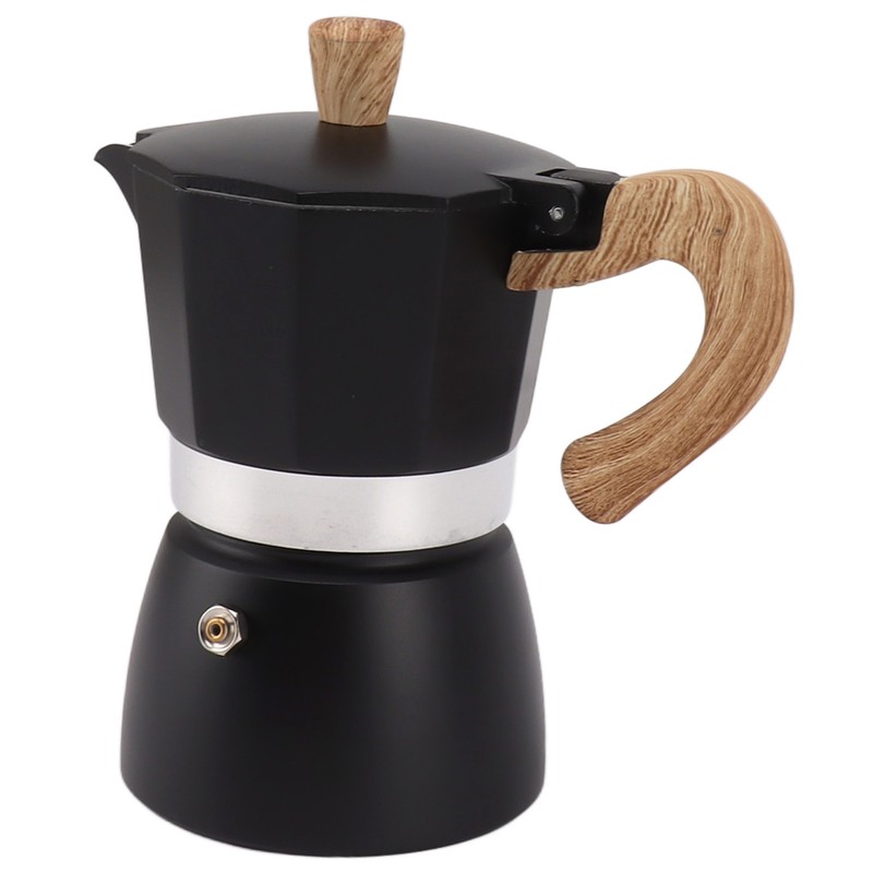 Moka Coffee Pot Octagonal Aluminum Classic Portable Hand Brewing Coffee
