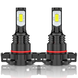 For Dodge Grand Caravan LED Fog Lights/Driving Lamp Bulbs 2011 2012 2013 2014 2015 2016 2017 2018 2019, 12276/2504/PSX24W Light Bulbs, 6000K White Bright, 300% Brightness, Plug and Play, 2-Pack