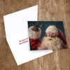 Rock 'n Roll Santa Holiday Card Pack - Set of