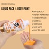 BOBISUKA Orange Liquid Texture Face and Body Paint Washable