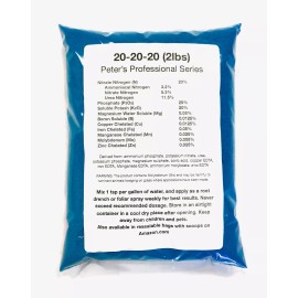Peter's Professional Peters 20 20 20 General Purpose Fertilizer 2lbs with Micronutrients