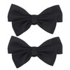 Holibanna Shoe Accessories Black Bow Knot Shoe Clip: Bowknot Shoe