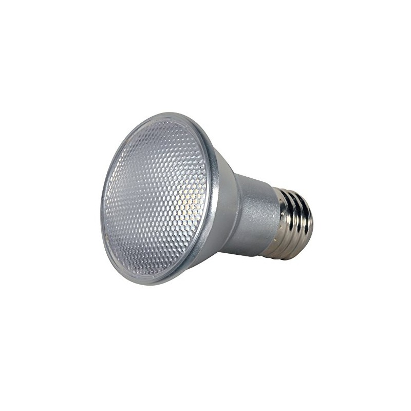 (6-Pack) Satco S9405 7PAR20/LED/40'/2700K/120V/D 7W PAR20 Indoor/Outdoor Dimmable LED 40°