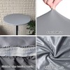 Yikko Non-Slip Round Tablecloth - 120 cm Washable Stretch Table