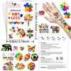20 Sheets 172 Pcs World Autism Awareness Ribbon Temporary Tattoos