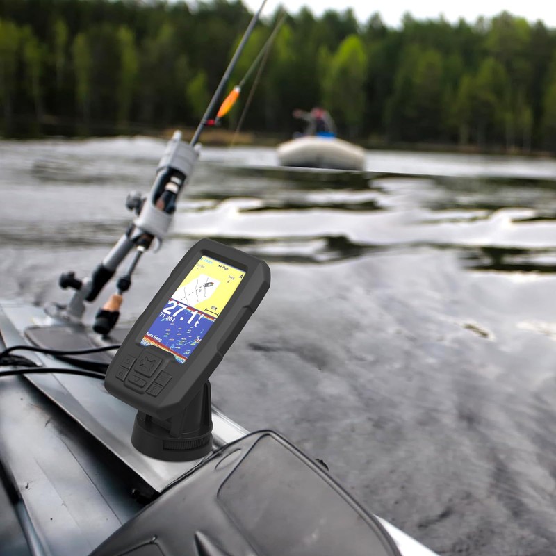 VOMENC Fishfinder Protective Case Silicone Cover Compatible with Garmin Striker