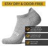 Purra Performance Adult Aeroweight Comfort No Show Socks | Wicking