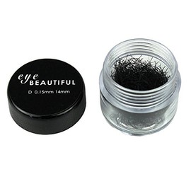 Eyebeautiful Premium MINK Individual Lashes .15mm D Curl 14mm Eyelash Extension
