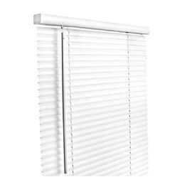 LIVING ACCENTS Vinyl 1 in. Blinds 47 in. W x 64 in. H White Cordless