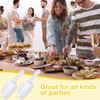 Gejoy 50 Pcs Plastic Ice Scoop Multi Purpose Kitchen Scoops