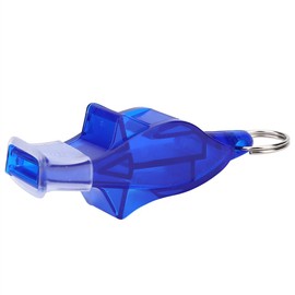 Referee Whistle Outdoor Dolphin Whistle Basketball Football Game Whistle High Frequency Children Whistle Wild Lifeguard Whistle(Sapphire Blue)