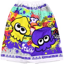 Wrap Towel, Wrap Towel, Changing Towel, Character, Kids, Boys, Girls, Cute, 100% Cotton, Kindergarten, Elementary School, Kids, Splatoon 3