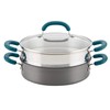 Rachael Ray Create Delicious Hard Anodized Aluminum Nonstick Steam Set,