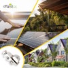 Offgridtec Pack of 6 Earth Terminals for PV Modules Silver