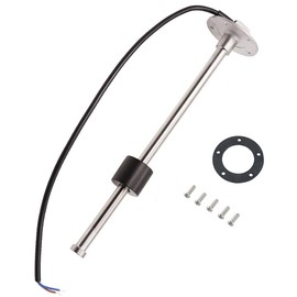 100TECH Marine Fuel Sending Unit Float Replacement 19"(480mm) for Boat Vehicle RV Fuel Sender Gas Tank Sending Unit Diesel Level Sending Unit Water Level Sensor Fuel Gauge Sending Unit 240-33 ohms