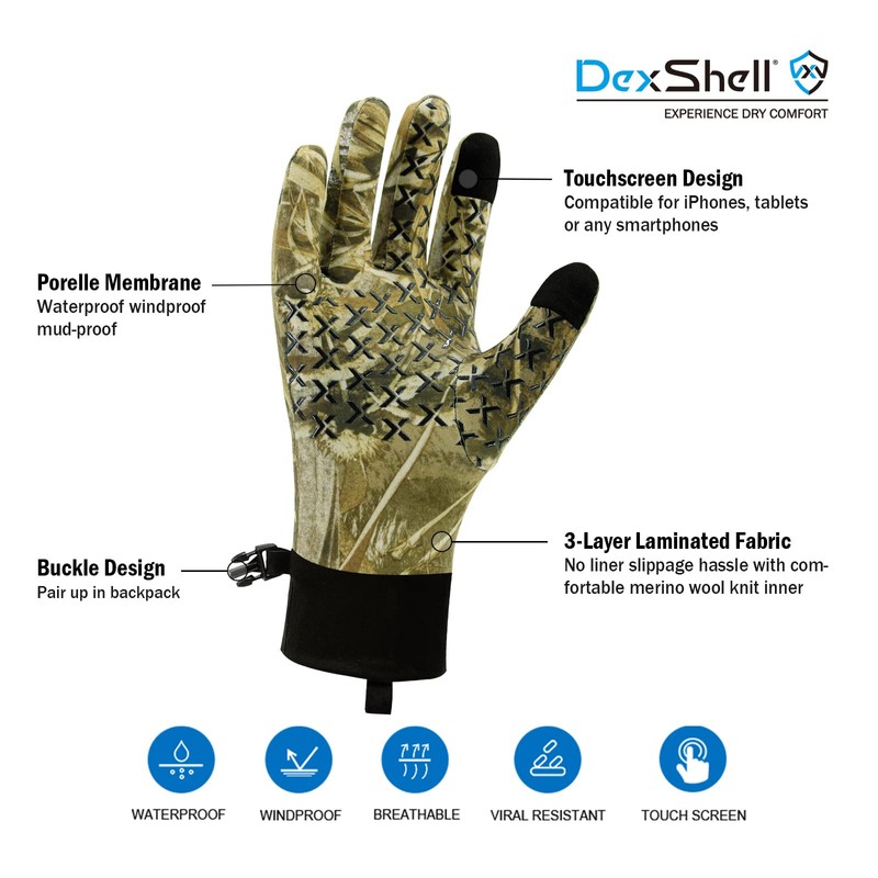 DexShell DEXFUZE Waterproof Merino Wool Knitting Inner 3 Layer Laminated