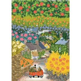 Comitok Flower Wedding Jigsaw Puzzle 1000 Piece for Adult Challenging Family Activity Perfect for Game Toy - Size 19.69" x 27.56"(50x70cm), Christmas Birthday Puzzles Gift for Women & Men