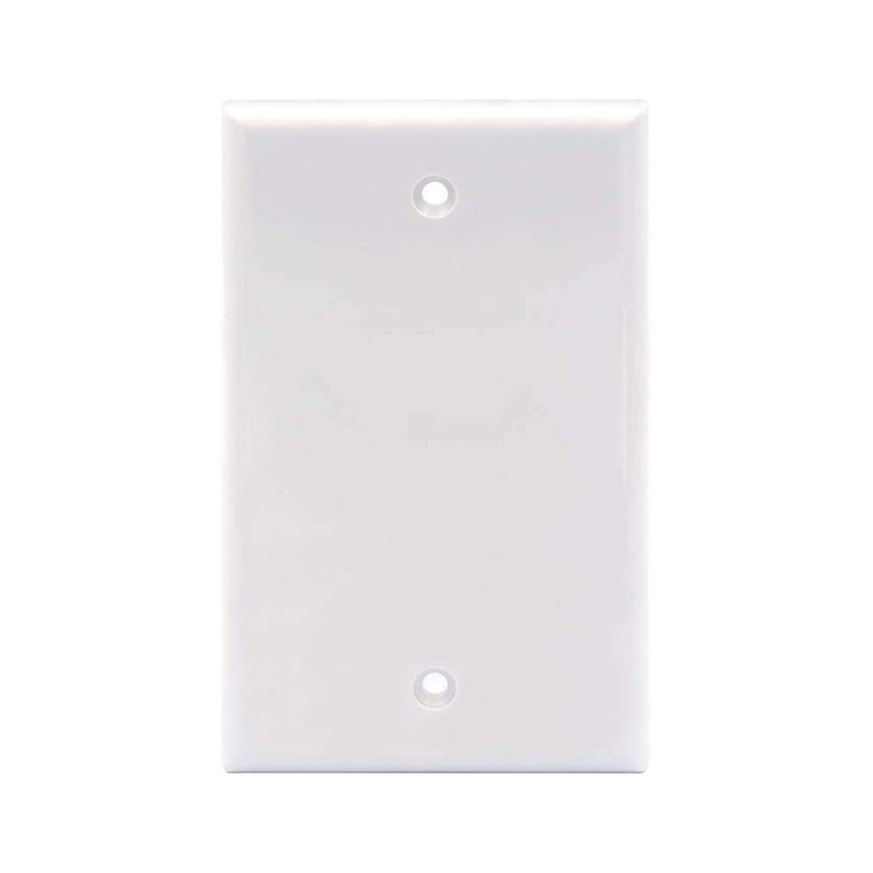 axGear Blank No Device Plate Outlet Cover Single Gang Standard