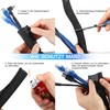 AGPTEK 19 mm-3 m Cable Sleeve, Self-Closing Cable Duct, Flexible
