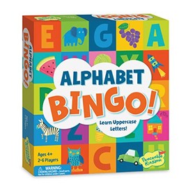 Peaceable Kingdom Alphabet Bingo! Letter Learning Game for Kids