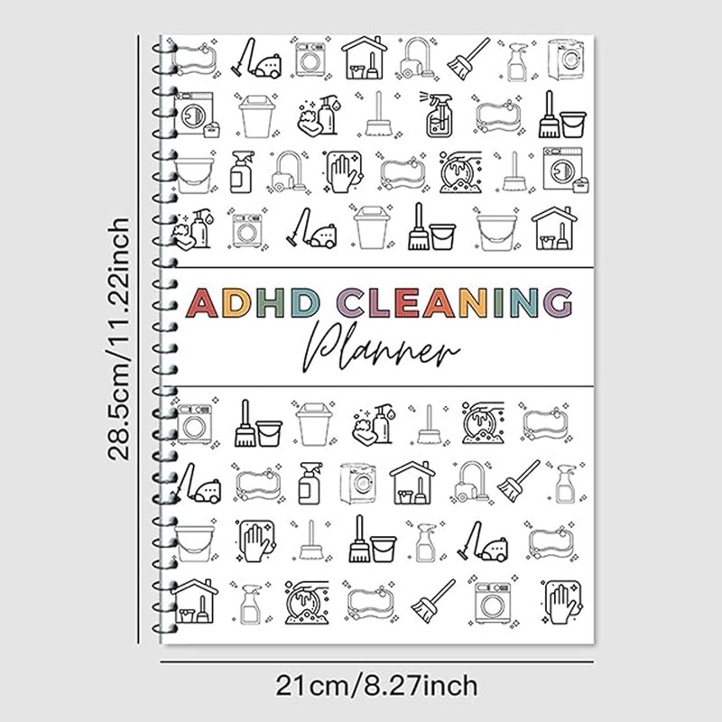 ADHD Cleaning Planner Cleaning Schedule and List Organiser Daily Weekly