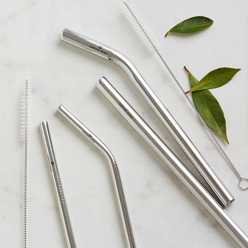 Green + Kind Stainless Steel Straight Straw - Single, 1