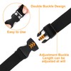 S SYDIEN 5Pcs Black Nylon Strap 1" x 47" (3.9ft)