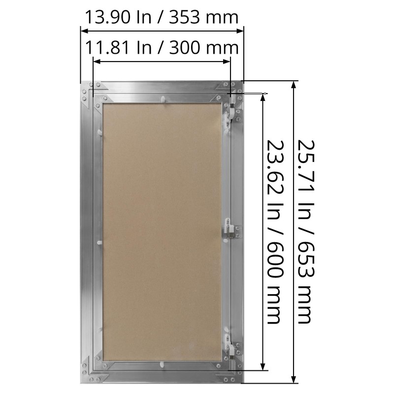 ECOPRO VENT 12" x 24" Inch Aluminum Drywall Access Panel