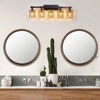 Bathroom Light Fixtures Vanity Lights Over Mirror, Rustic Farmhouse Rattan