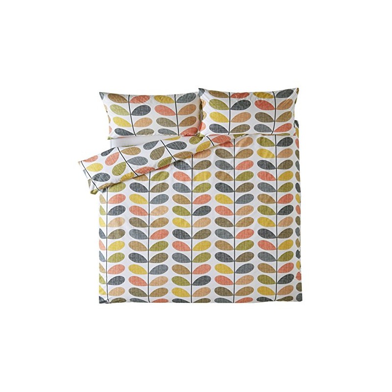 Orla Kiely Scribble Stem Multi: Housewife Pillowcase - 2 Per