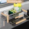 Hanging Sink Organiser, Sink Organiser with Drain Pan, Kitchen Sponge