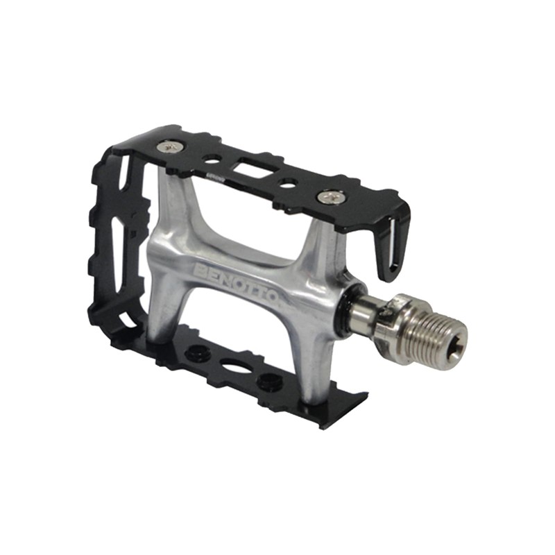 Benotto Pedal Ruta FPD-85FB 9/16 Sellado Aluminio Plata/Negro