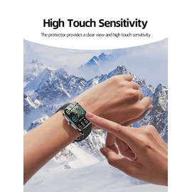 BOVUGAC [6 Pack] for Soudorv T70 1.91 Fitness Tracker Smart Watches, Flexible TPU Film Compatible with T70 Smartwatch,Anti-Scratch Ultra-Thin